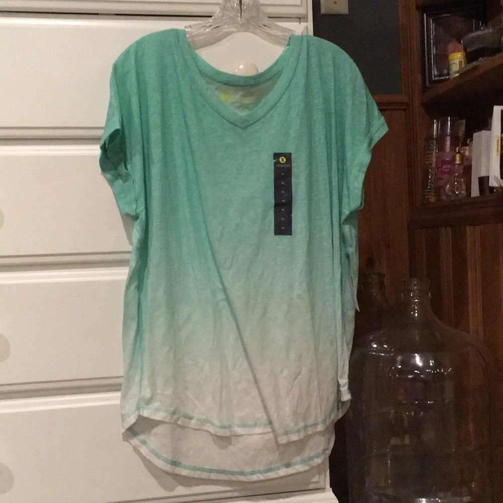 Ombré blue shirt